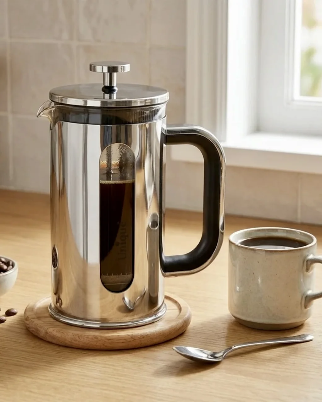 لیوان فرنچ پرس پیرکس یونیک حجم 600ml کد Un-3007