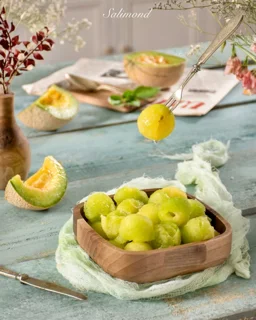 کاسه چوبی مدل فنیس قطر 17cm اماهوم (چوب گردو) Fenice-B17
